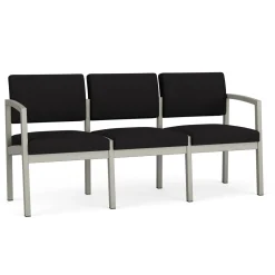 New Castle Steel Three Seat Sofa with Standard Upholstery