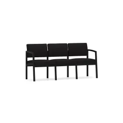 New Castle Steel Three Seat Sofa with Standard Upholstery
