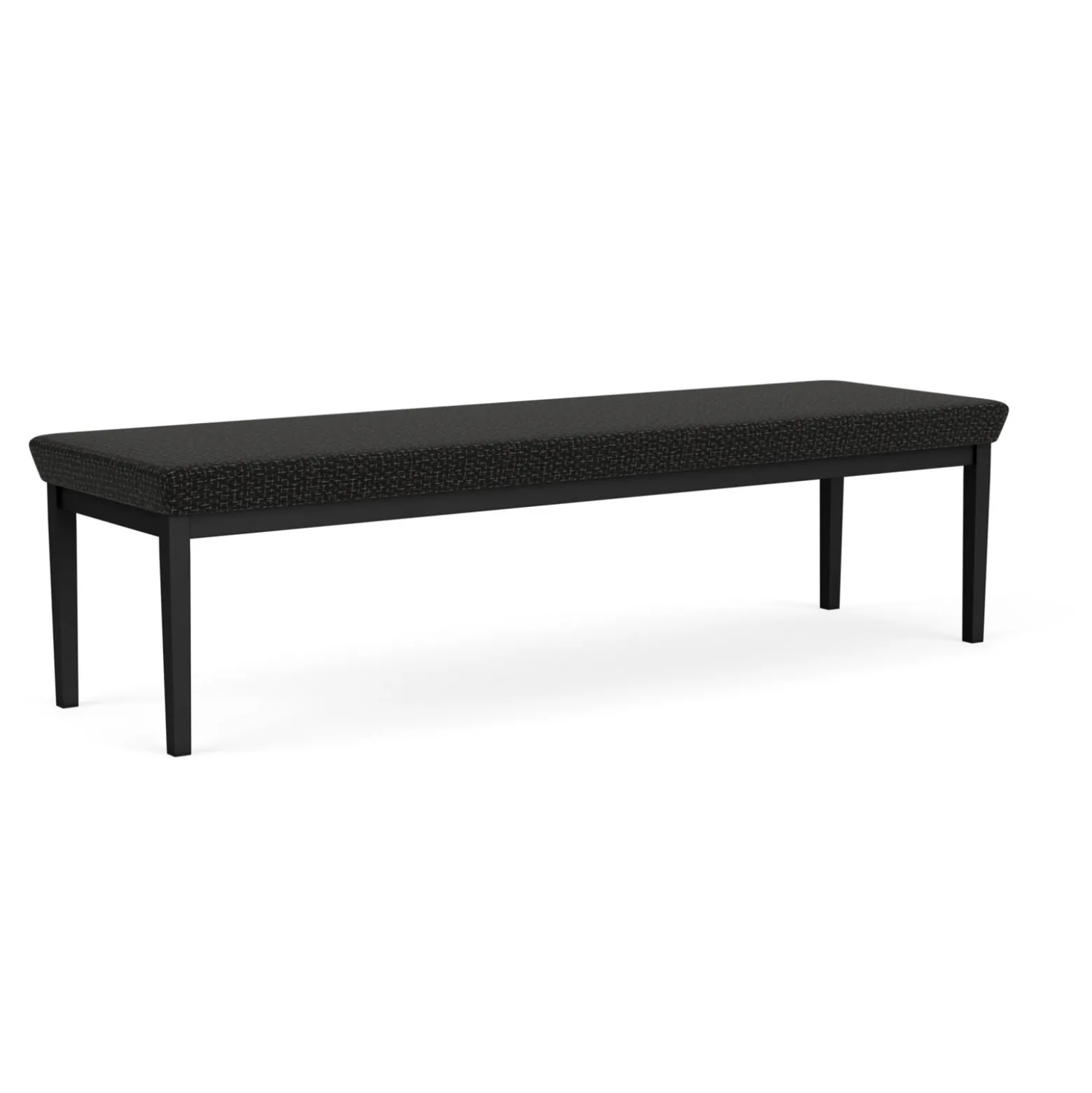 New Castle Steel Three Seat Bench with Designer Upholstery