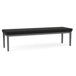 New Castle Steel Three Seat Bench with Designer Upholstery