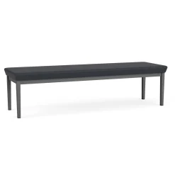 New Castle Steel Three Seat Bench with Designer Upholstery