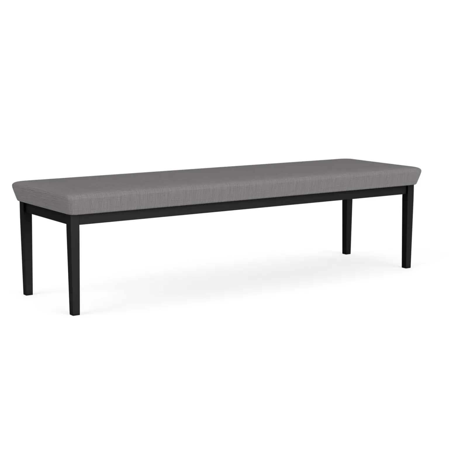 New Castle Steel Three Seat Bench with Designer Upholstery