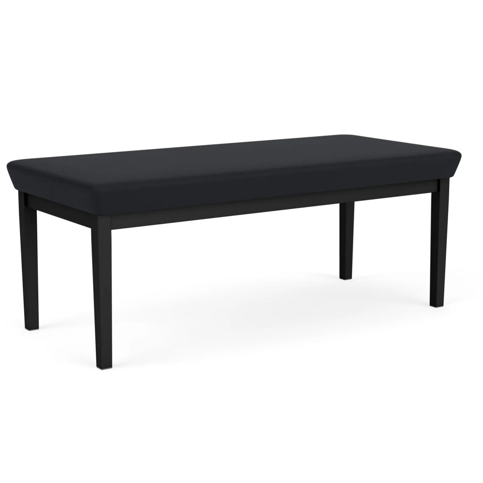 New Castle Steel Two Seat Bench with Standard Upholstery