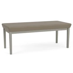 New Castle Steel Two Seat Bench with Standard Upholstery