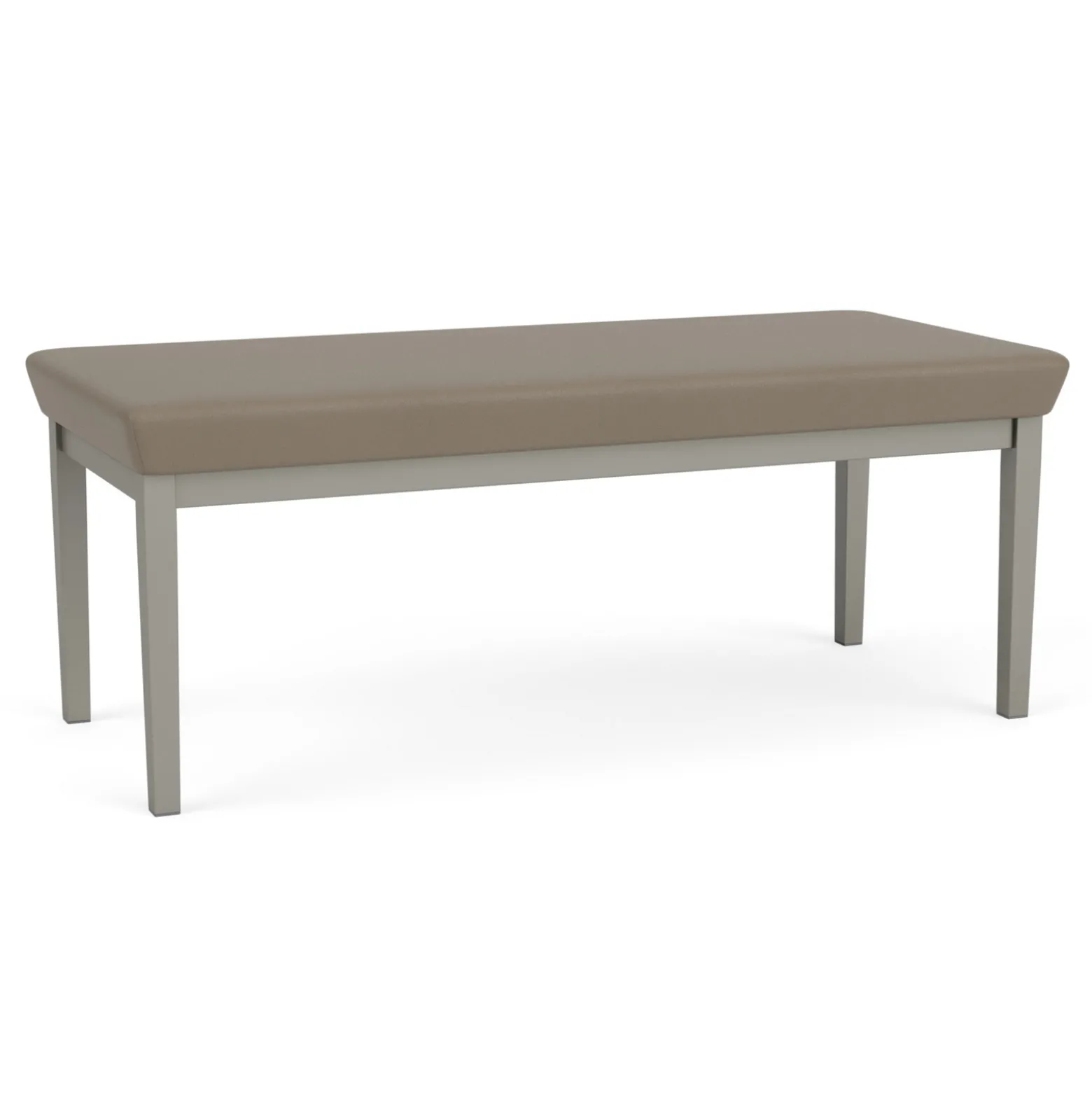 New Castle Steel Two Seat Bench with Standard Upholstery