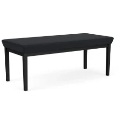 New Castle Steel Two Seat Bench with Standard Upholstery