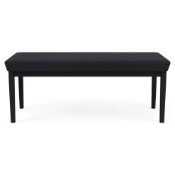 New Castle Steel Two Seat Bench with Standard Upholstery
