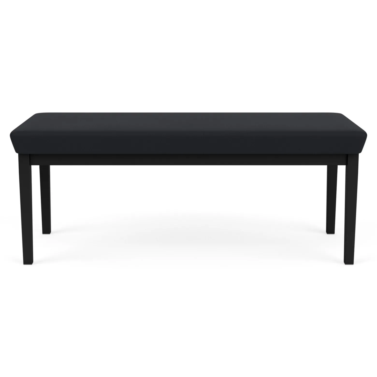 New Castle Steel Two Seat Bench with Standard Upholstery
