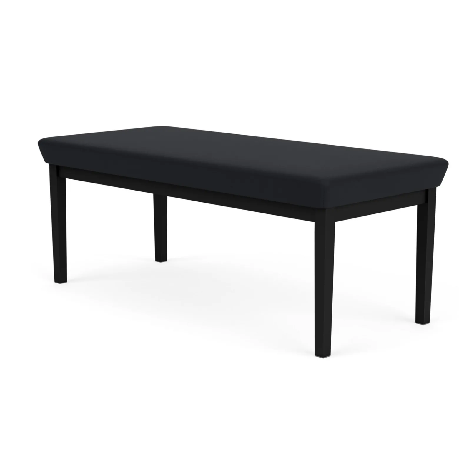 New Castle Steel Two Seat Bench with Standard Upholstery