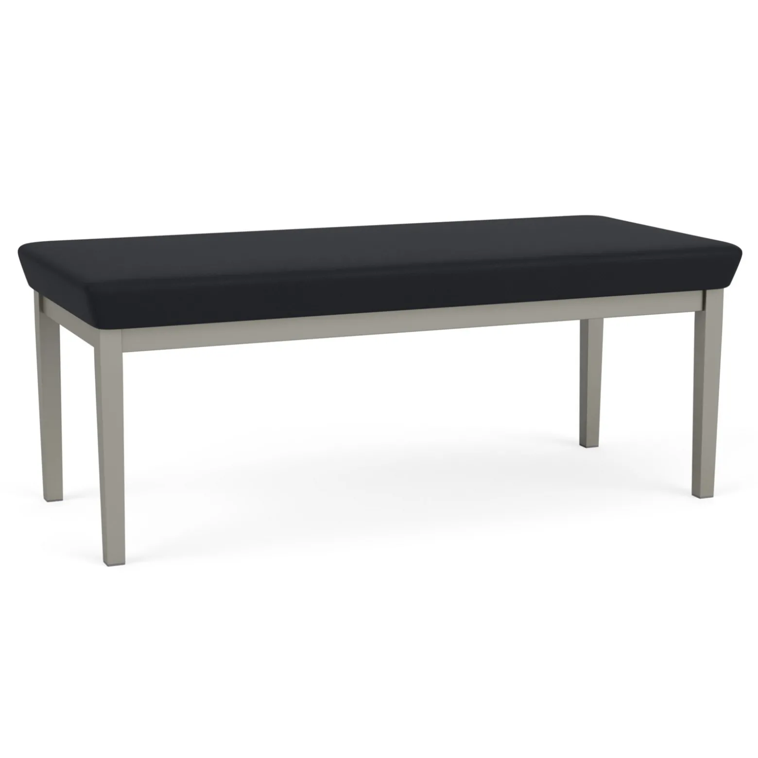 New Castle Steel Two Seat Bench with Standard Upholstery