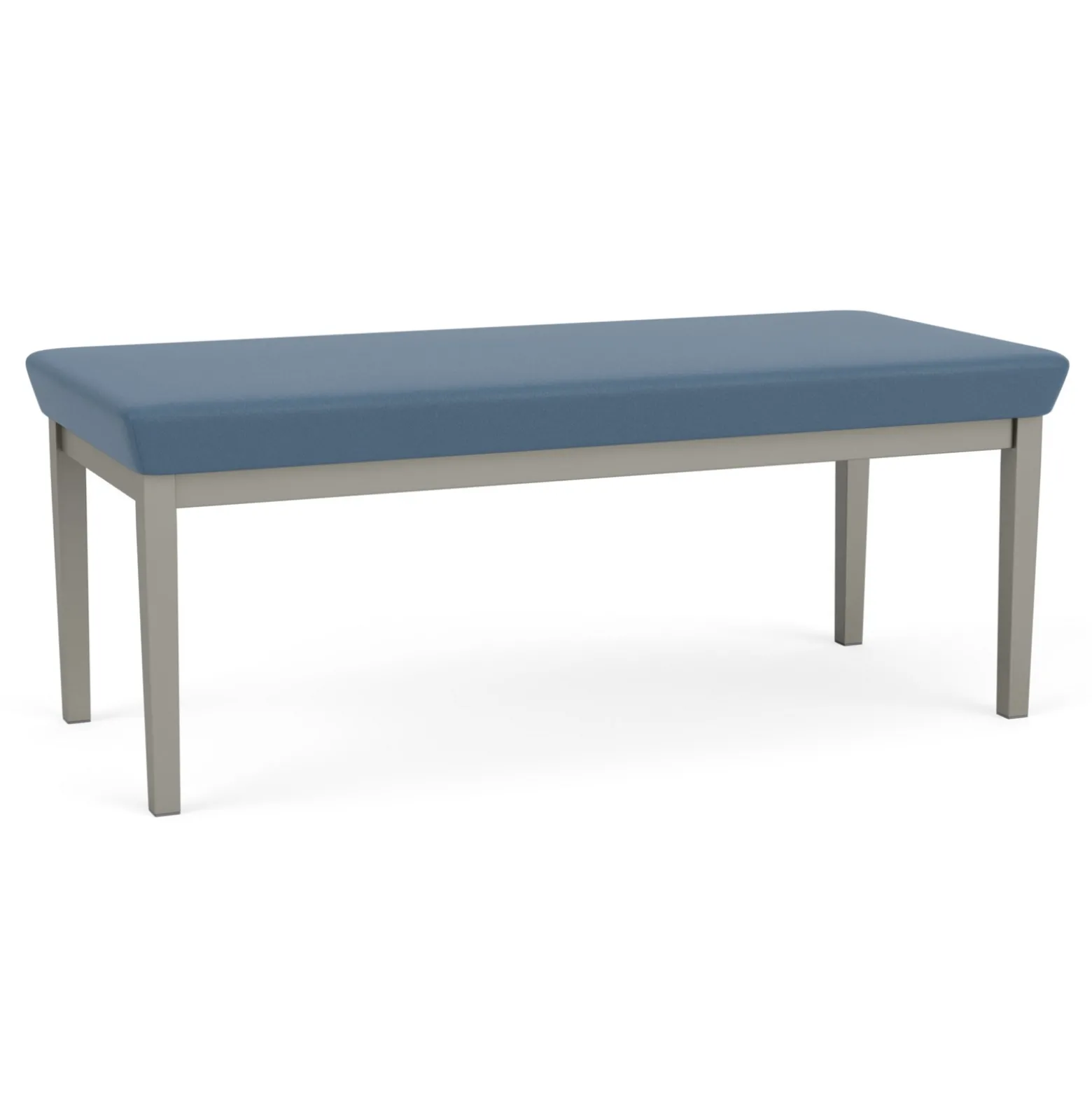 New Castle Steel Two Seat Bench with Standard Upholstery