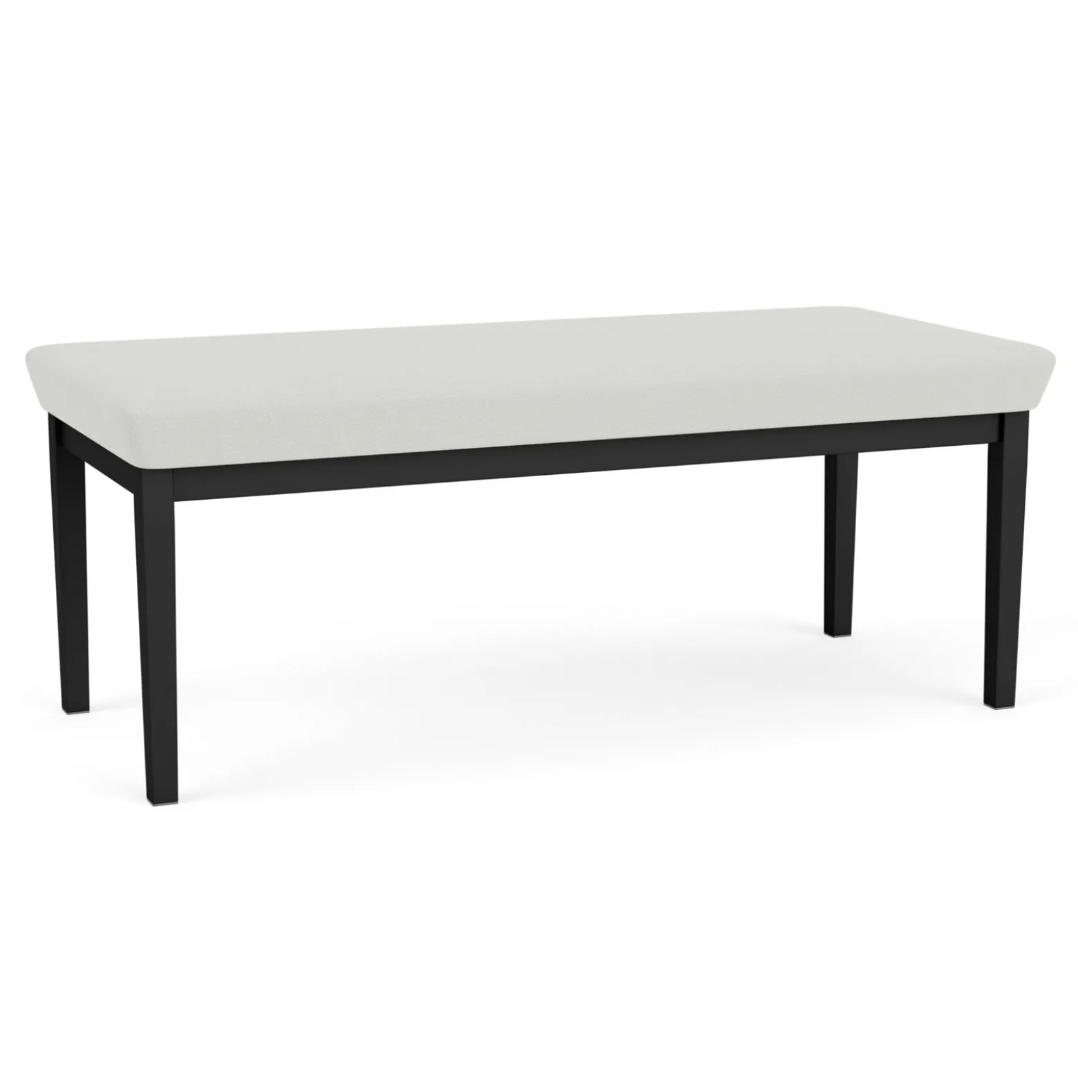 New Castle Steel Two Seat Bench with Standard Upholstery