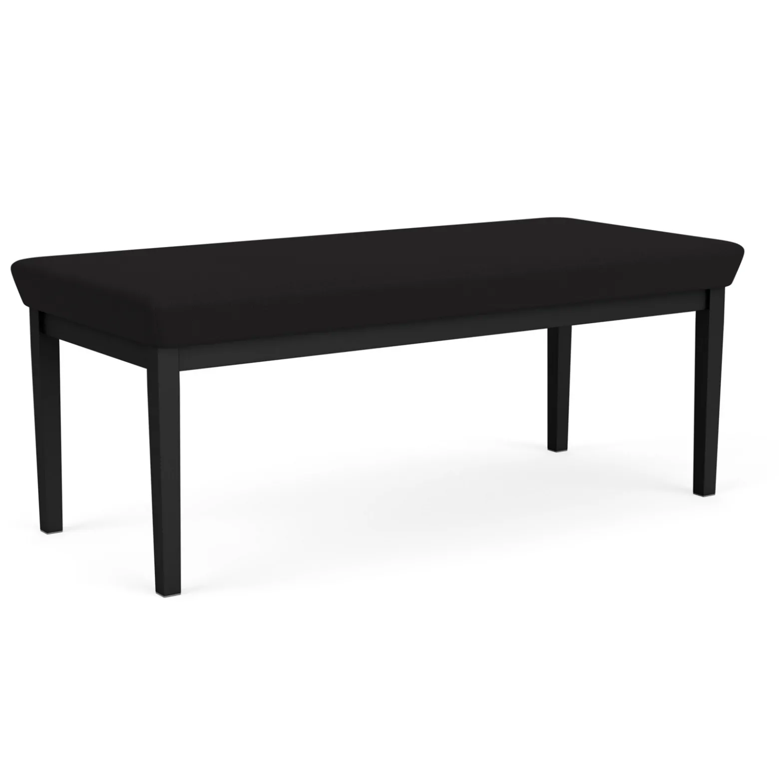 New Castle Steel Two Seat Bench with Standard Upholstery