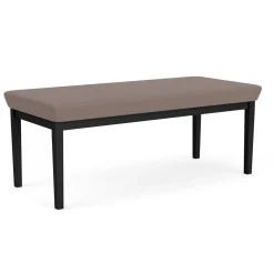 New Castle Steel Two Seat Bench with Standard Upholstery
