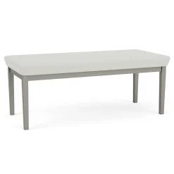 New Castle Steel Two Seat Bench with Standard Upholstery