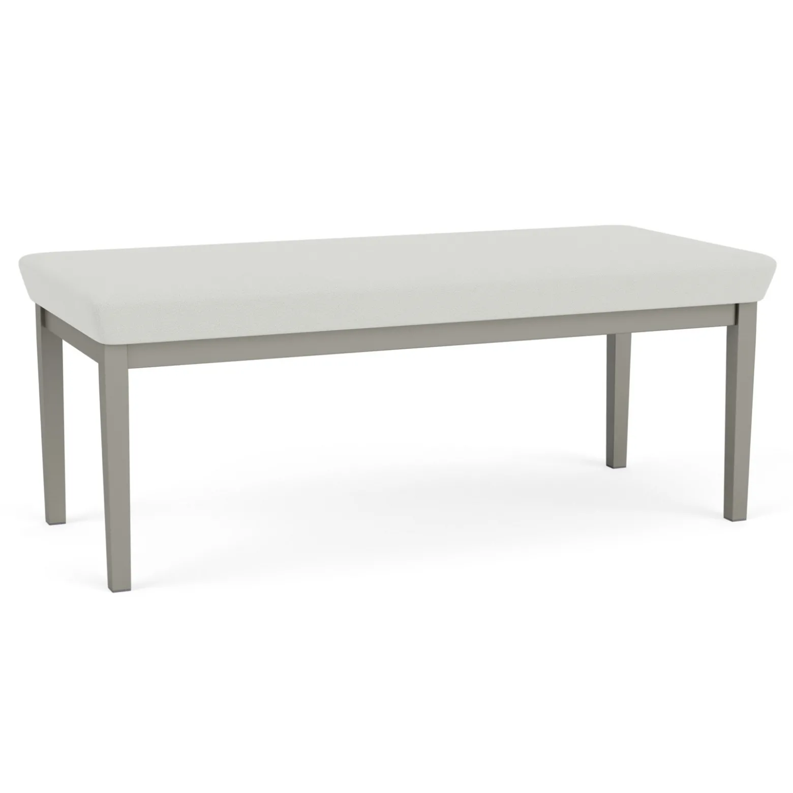 New Castle Steel Two Seat Bench with Standard Upholstery