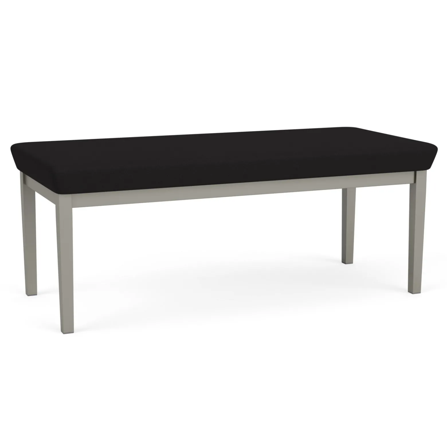 New Castle Steel Two Seat Bench with Standard Upholstery