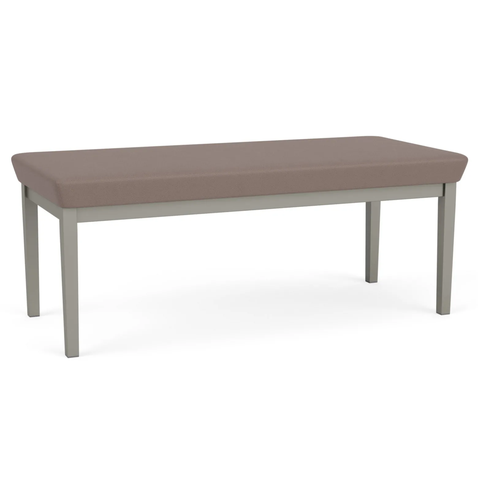 New Castle Steel Two Seat Bench with Standard Upholstery