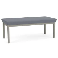 New Castle Steel Two Seat Bench with Standard Upholstery