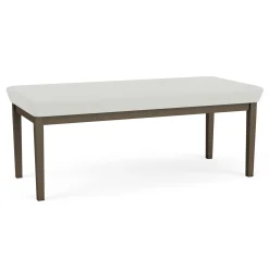 New Castle Steel Two Seat Bench with Standard Upholstery