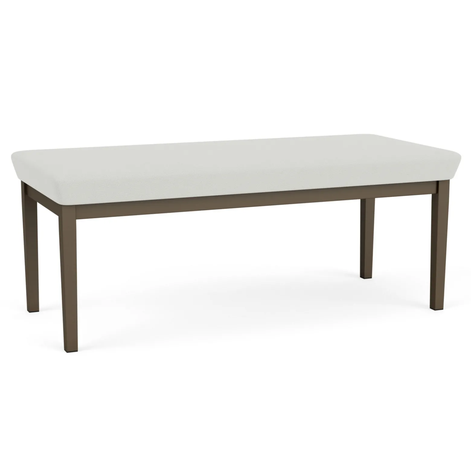 New Castle Steel Two Seat Bench with Standard Upholstery