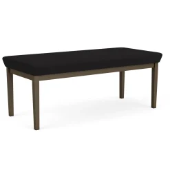 New Castle Steel Two Seat Bench with Standard Upholstery