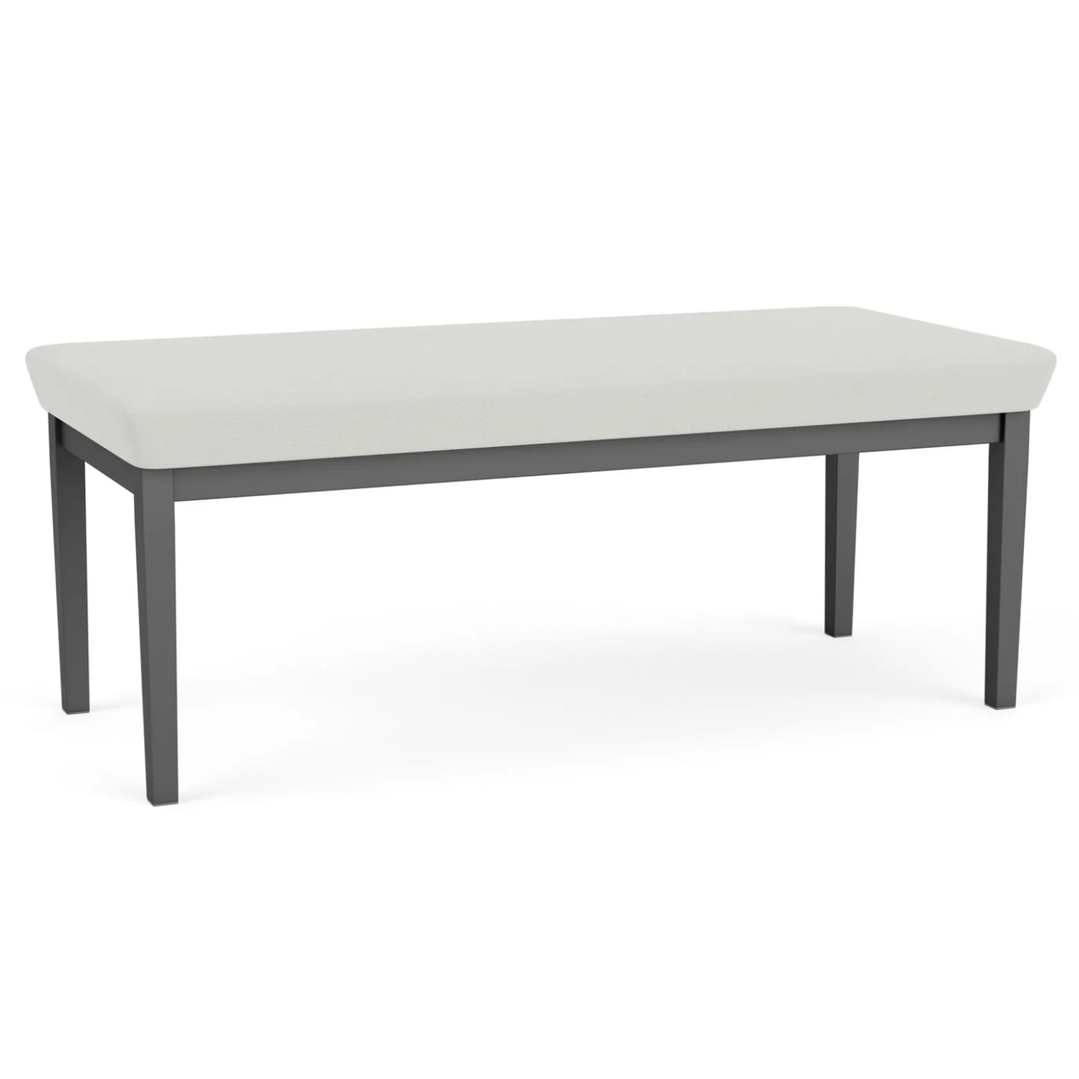 New Castle Steel Two Seat Bench with Standard Upholstery