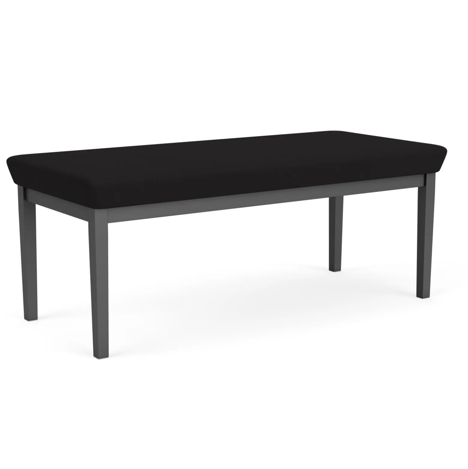 New Castle Steel Two Seat Bench with Standard Upholstery