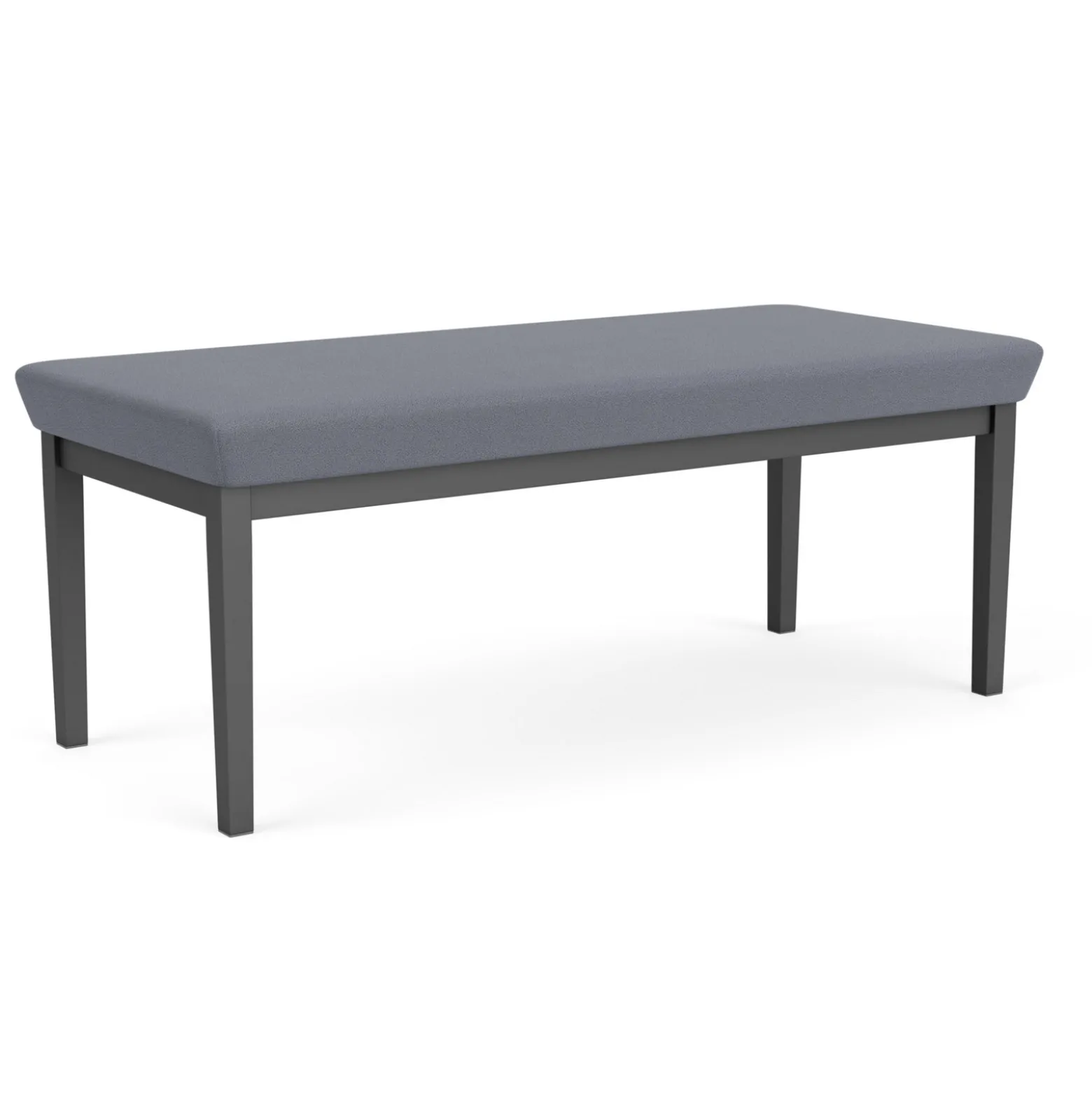 New Castle Steel Two Seat Bench with Standard Upholstery