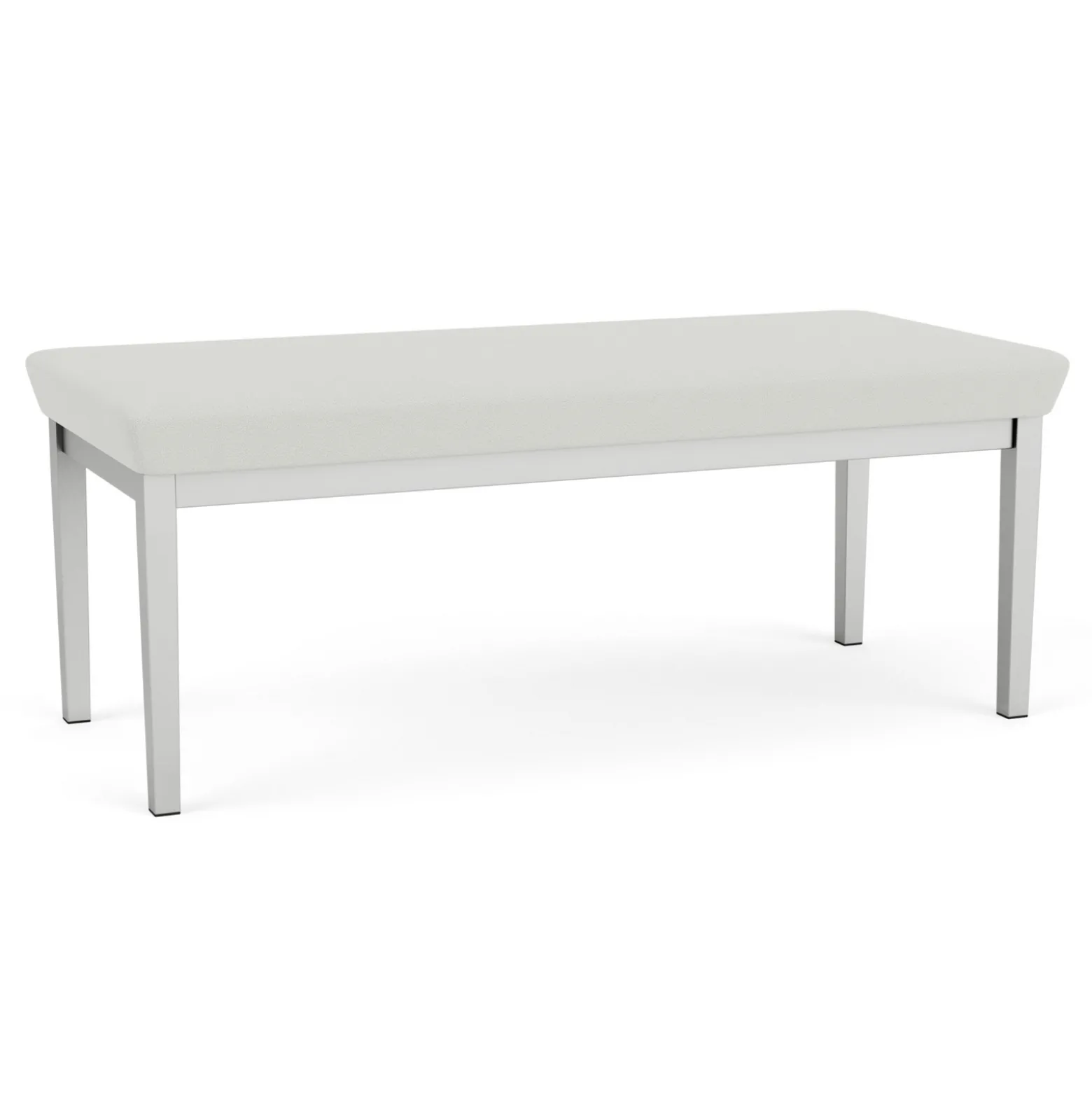 New Castle Steel Two Seat Bench with Standard Upholstery