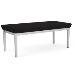 New Castle Steel Two Seat Bench with Standard Upholstery