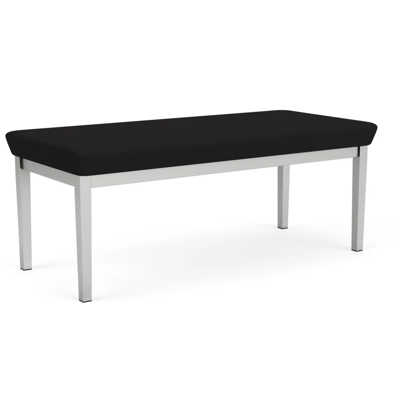New Castle Steel Two Seat Bench with Standard Upholstery