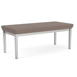 New Castle Steel Two Seat Bench with Standard Upholstery