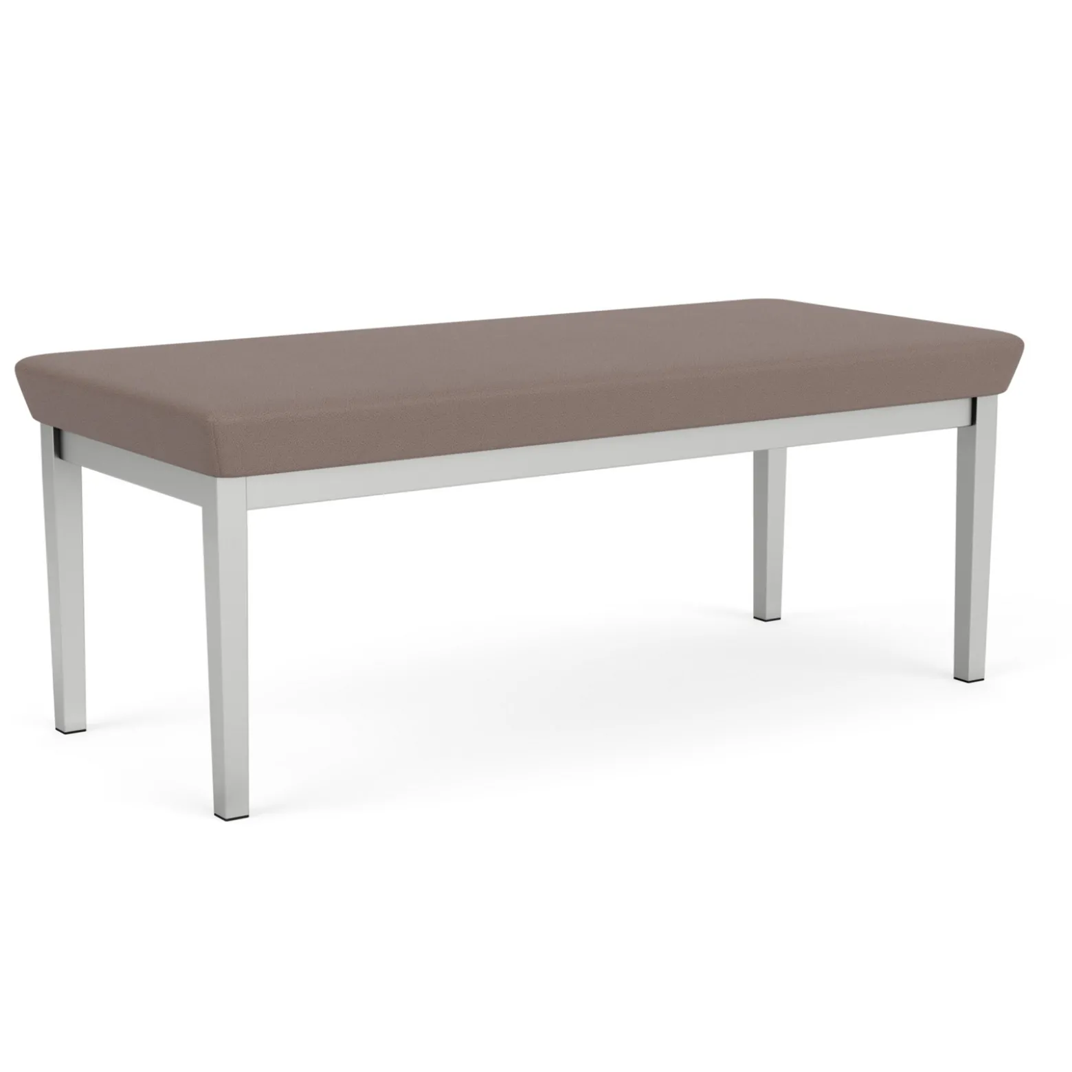 New Castle Steel Two Seat Bench with Standard Upholstery