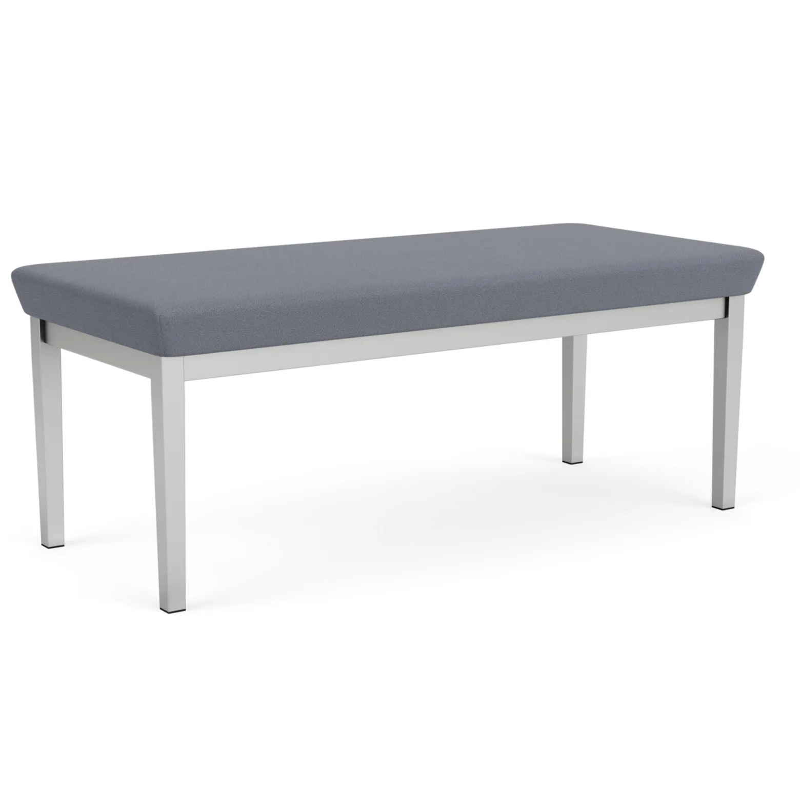 New Castle Steel Two Seat Bench with Standard Upholstery