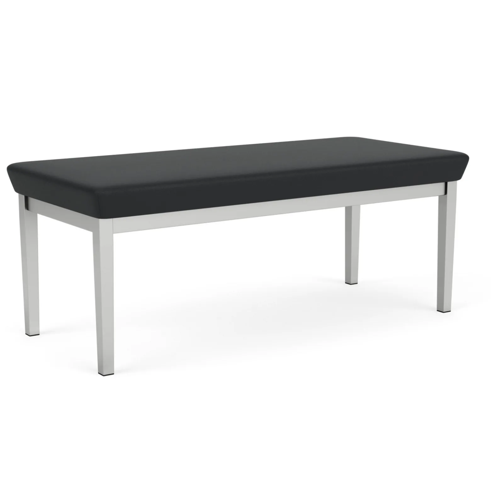 New Castle Steel Two Seat Bench with Standard Upholstery
