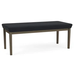New Castle Steel Two Seat Bench with Standard Upholstery