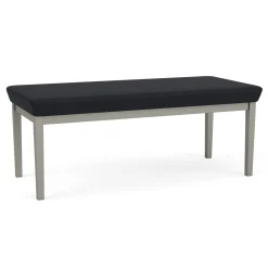New Castle Steel Two Seat Bench with Standard Upholstery
