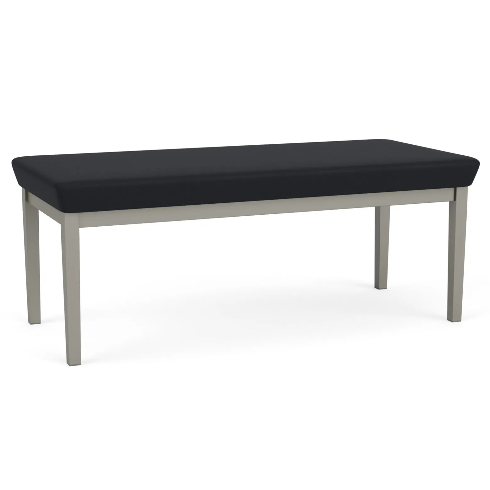 New Castle Steel Two Seat Bench with Standard Upholstery