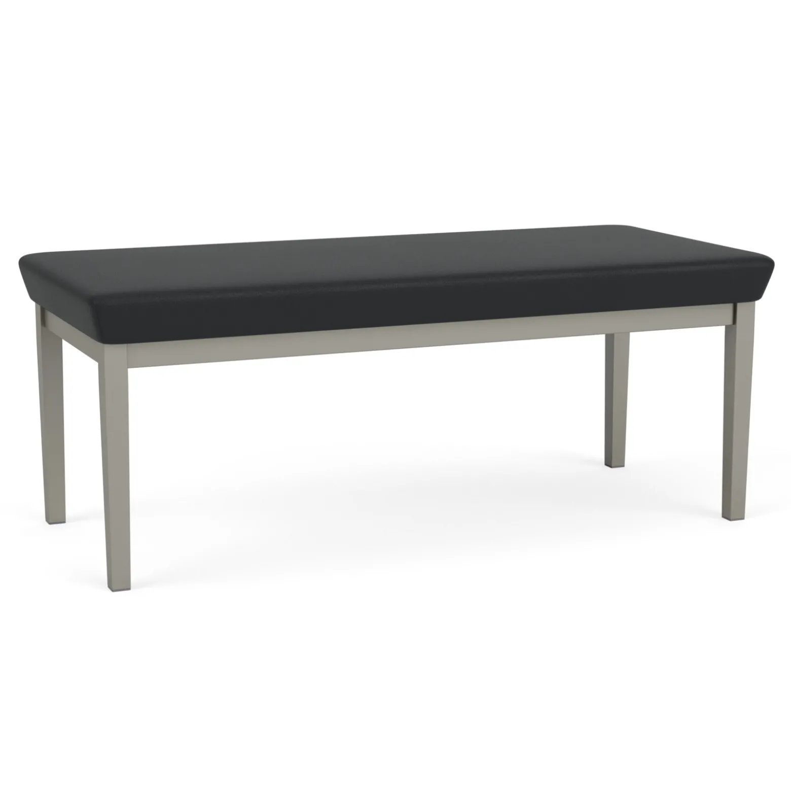 New Castle Steel Two Seat Bench with Standard Upholstery