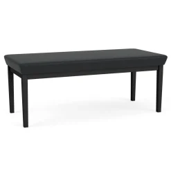 New Castle Steel Two Seat Bench with Standard Upholstery