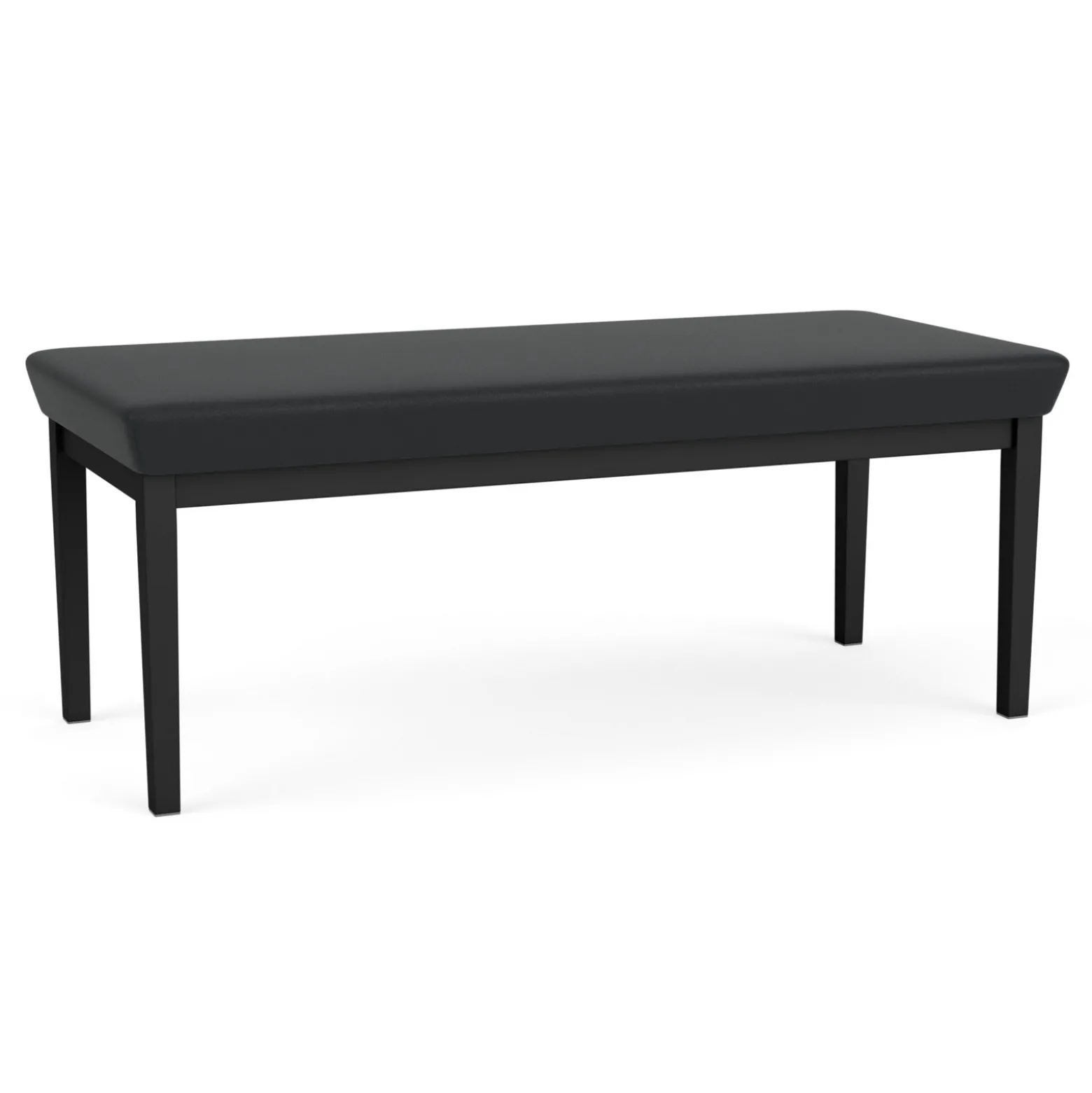 New Castle Steel Two Seat Bench with Standard Upholstery