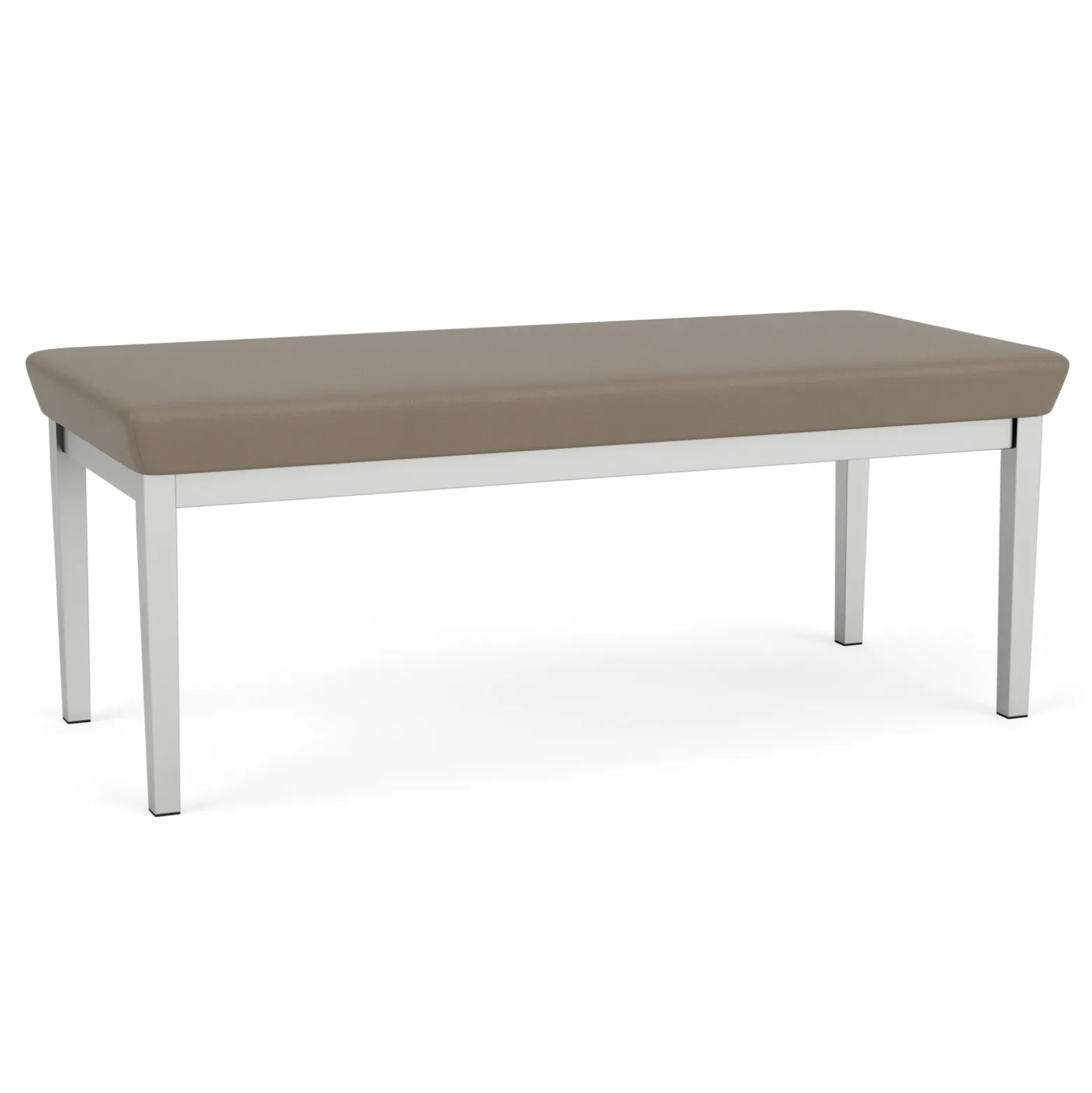 New Castle Steel Two Seat Bench with Standard Upholstery