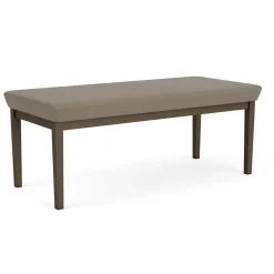 New Castle Steel Two Seat Bench with Standard Upholstery