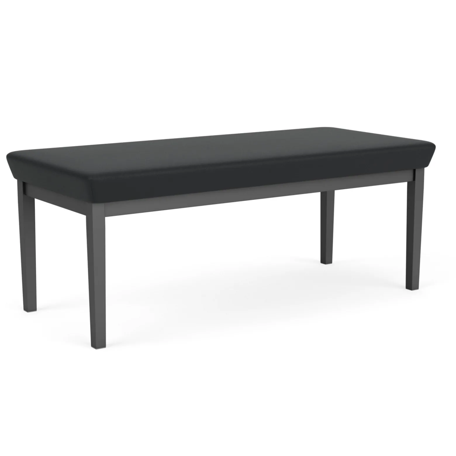 New Castle Steel Two Seat Bench with Standard Upholstery