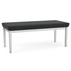 New Castle Steel Two Seat Bench with Standard Upholstery