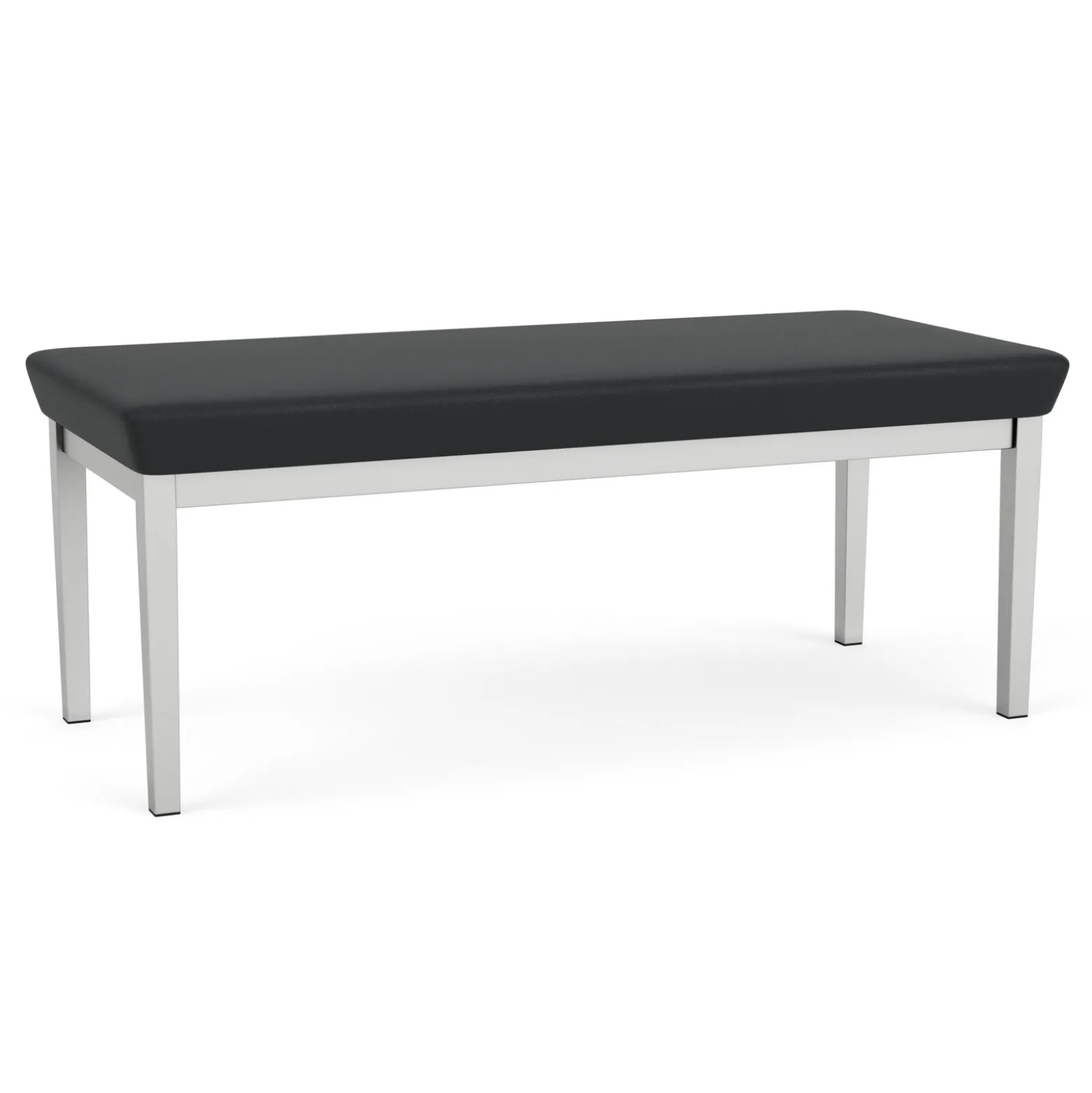 New Castle Steel Two Seat Bench with Standard Upholstery