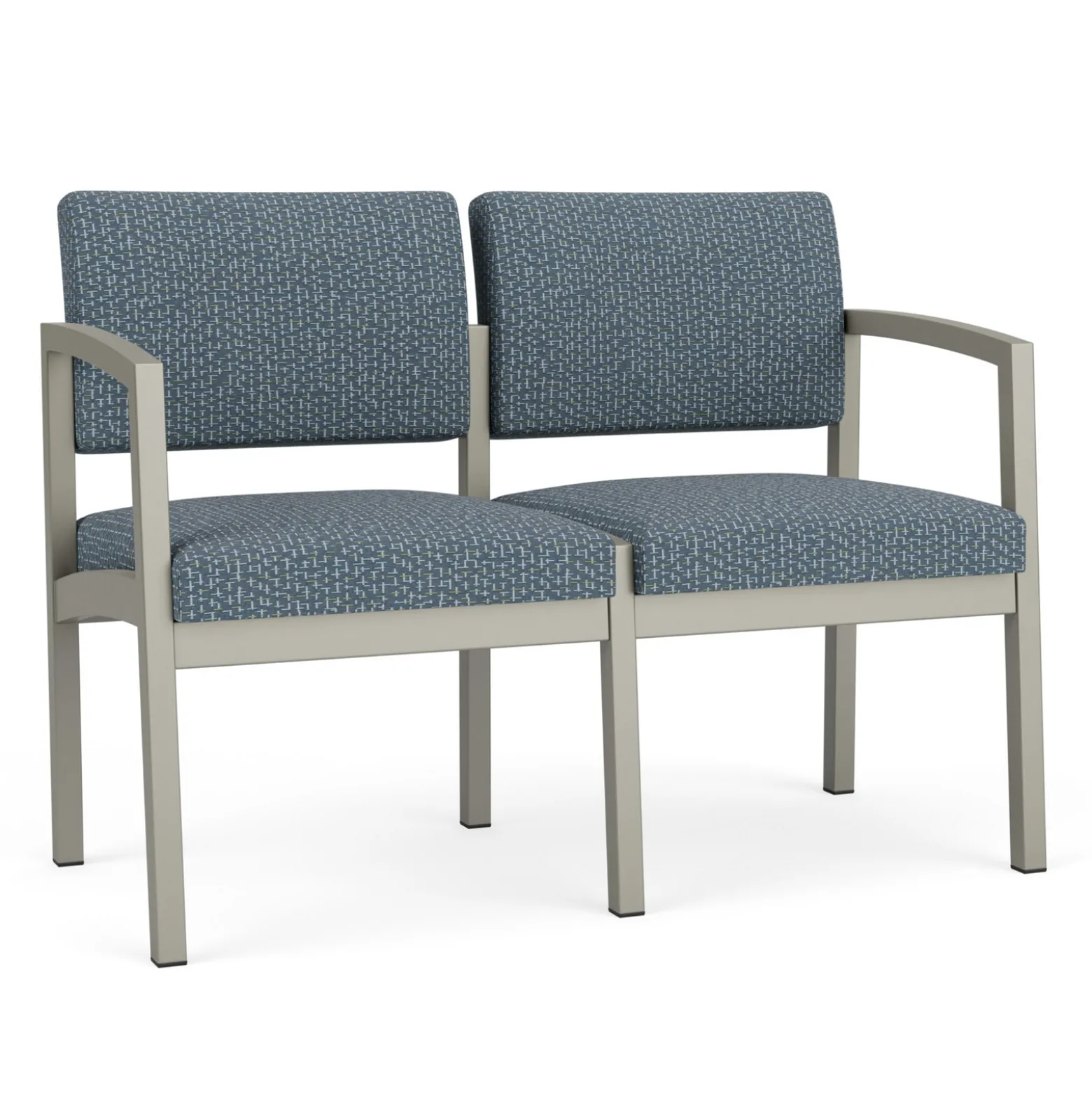 New Castle Two Seat Sofa with Designer Upholstery