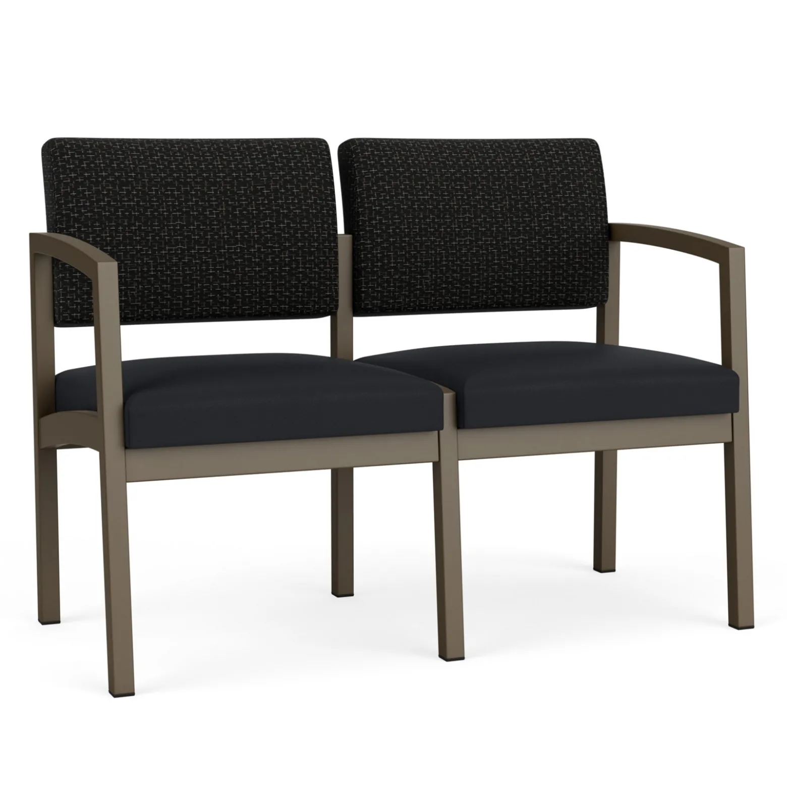 New Castle Two Seat Sofa with Designer Upholstery