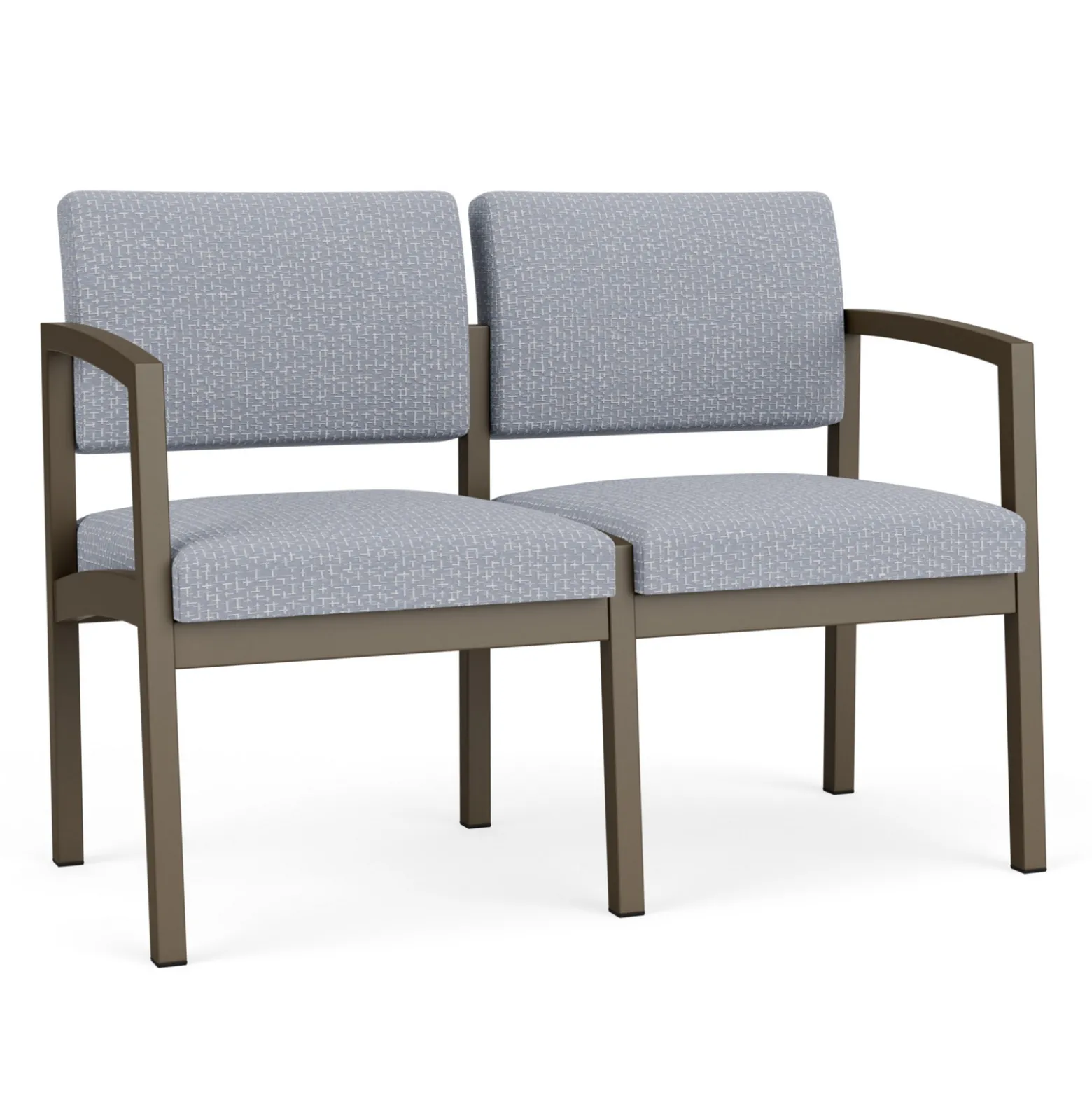 New Castle Two Seat Sofa with Designer Upholstery